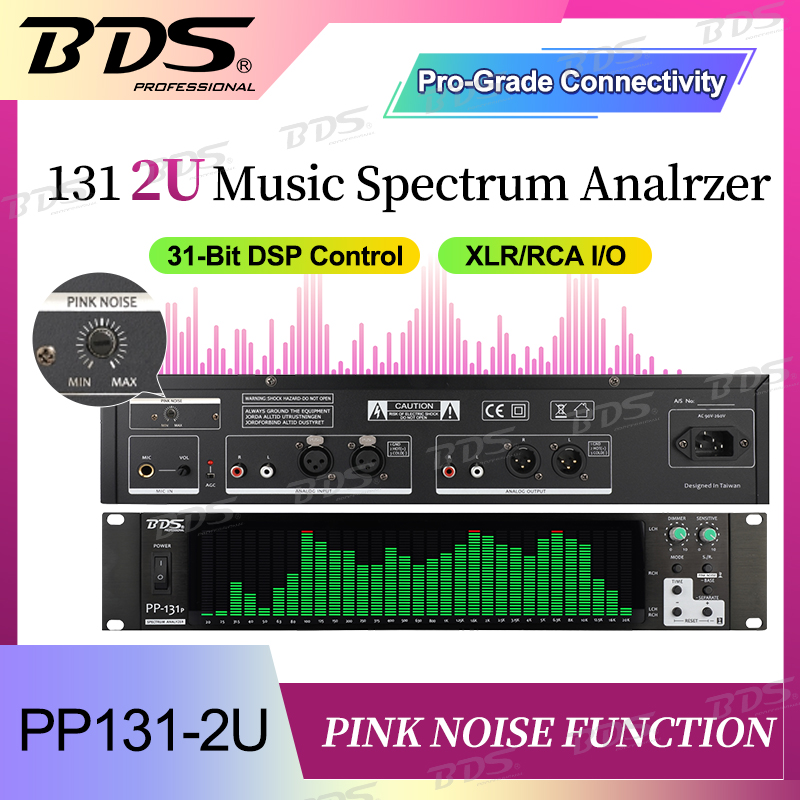 Audio To Music Generator - BDS PP-131P Rackmount audio-analysator met 31