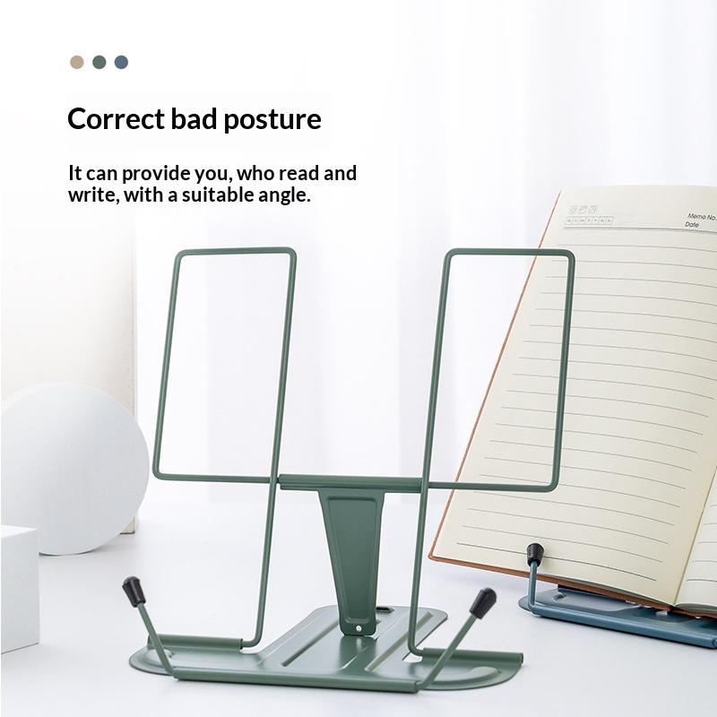 Music Stand Folding - Nieuwe eenvoudige metalen leesstandaard, stabiel en