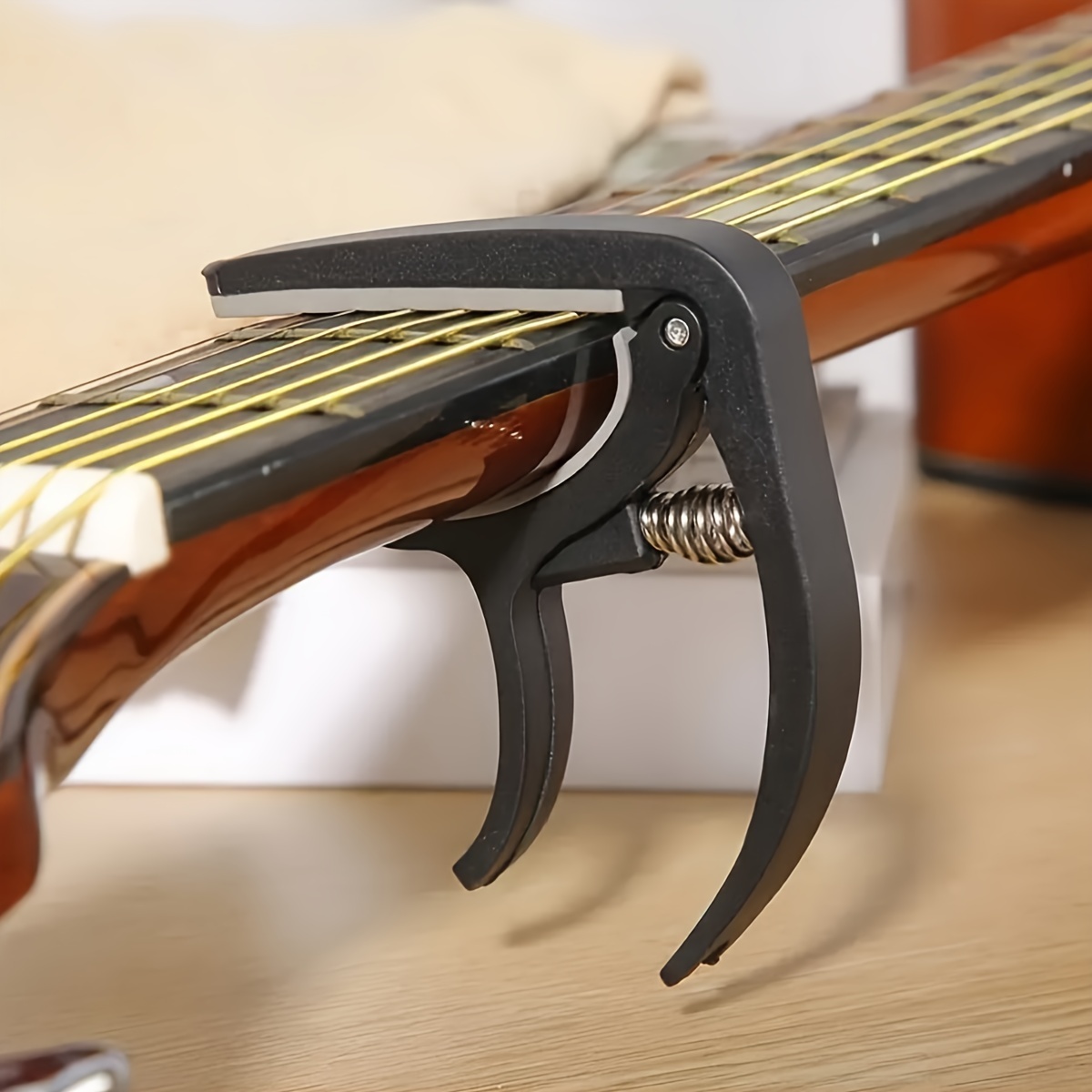 Guitar Tuner Clip - Duurzame houten gitaar capo stemclip folk