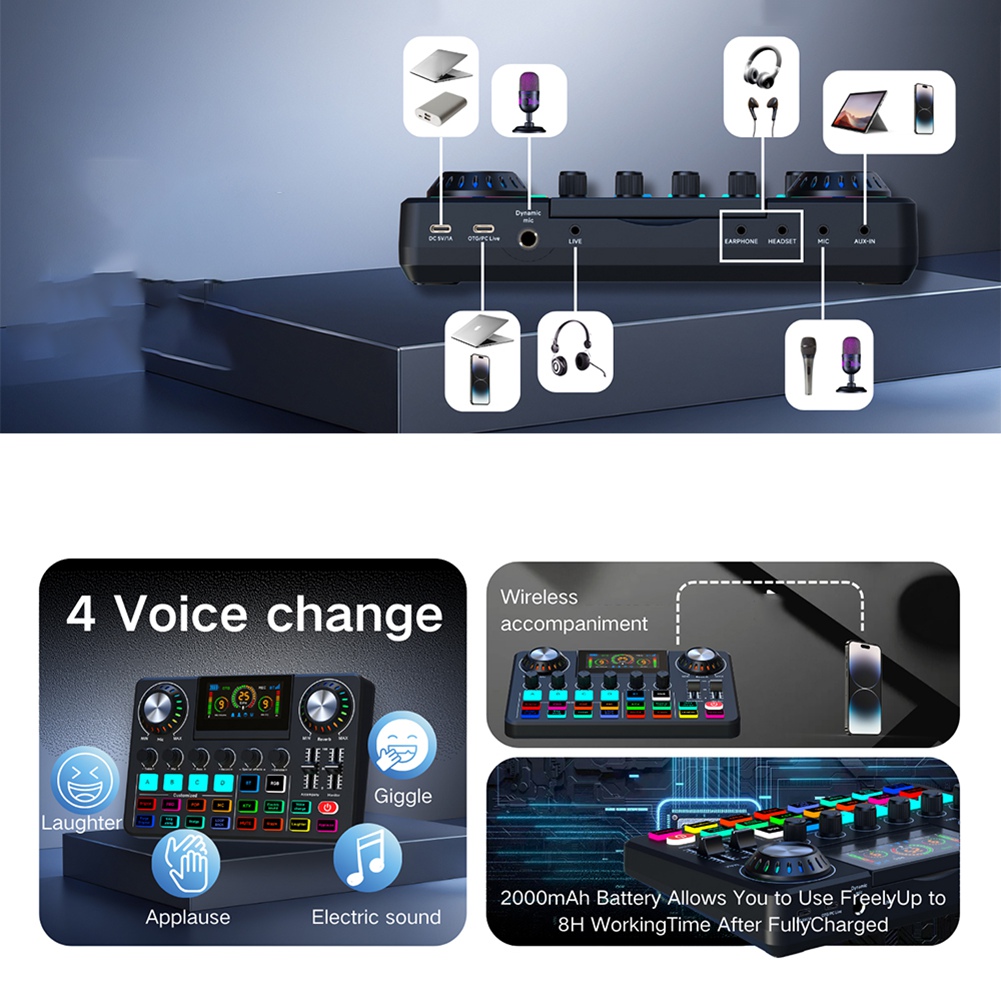 Audio Music Voice Changer - ABYA Audio Mixer, Live Soundcard met