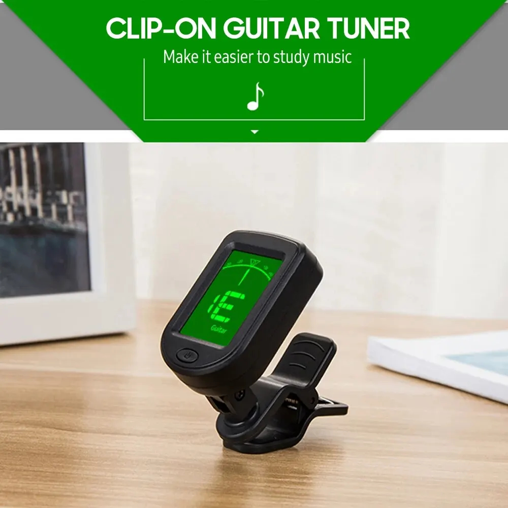 Guitar Tuner Clip - T-02 Gitaar Tuner Clip-on Chromatische Digitale