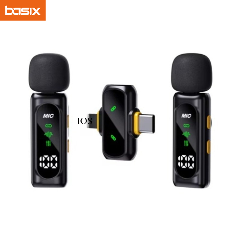 Audio Music Live - Mini draadloze lavaliermicrofoon voor iPhone Android