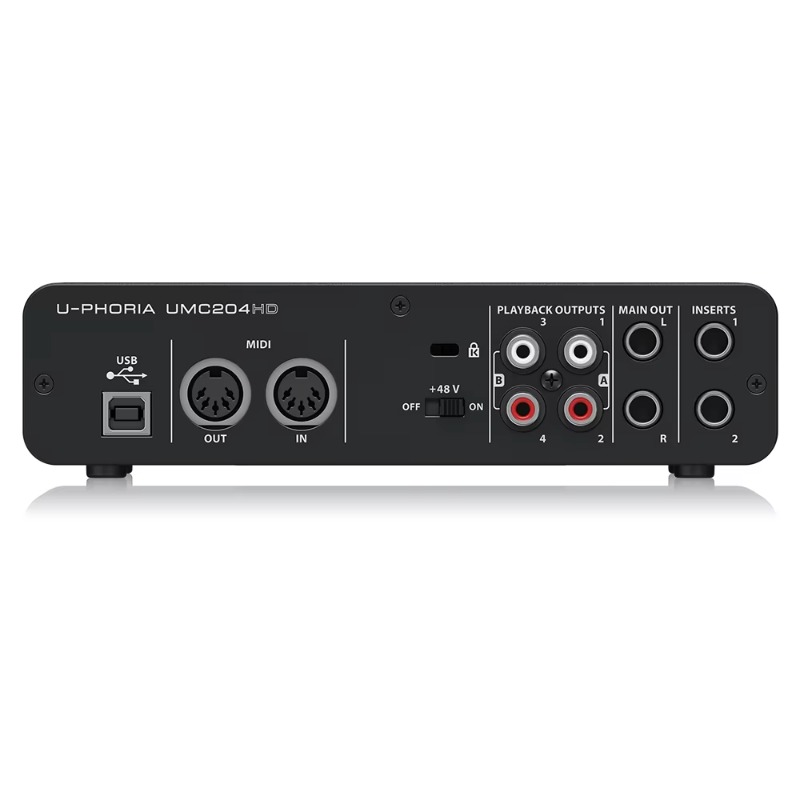 Behringer UMC204HD 2-in/4-uit  - Audio Without Music recensie en prijs