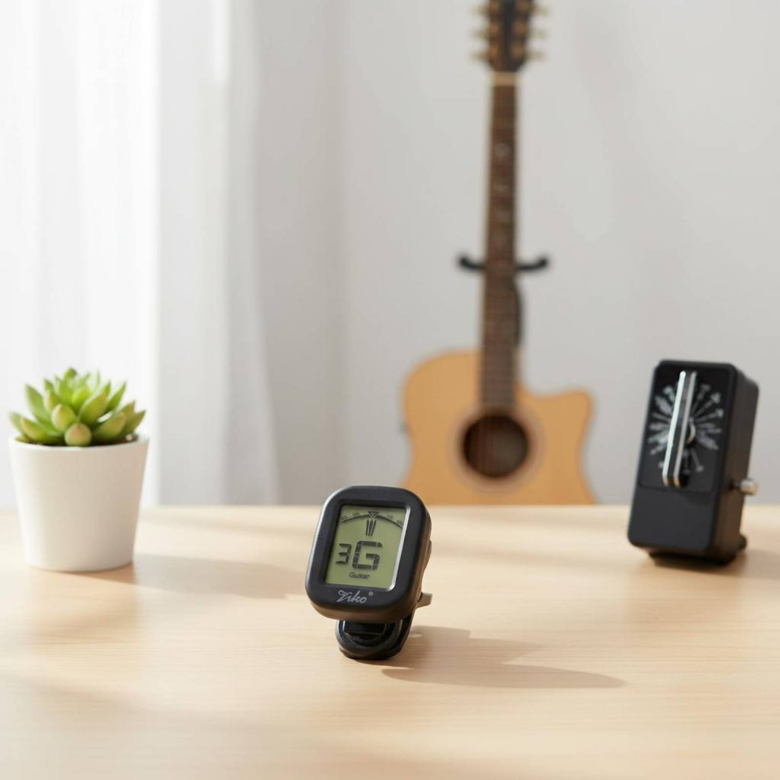Chromatische snap-on tuner, ge - Guitar Tuner Clip recensie en prijs