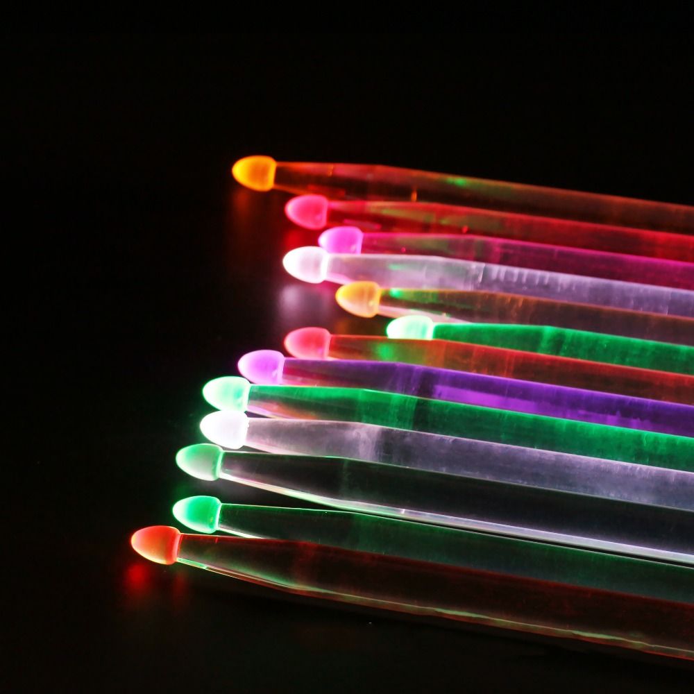2 stuks kleurrijke 5A lichtgev - Drum Stick 5A recensie en prijs
