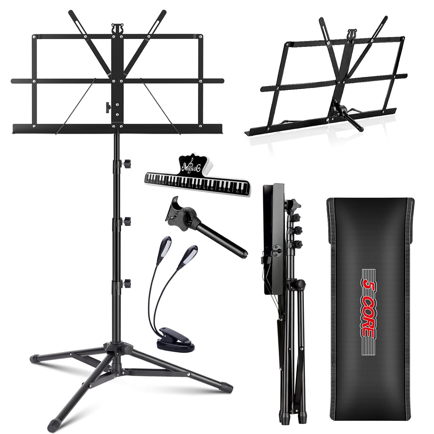 5 Core Muziekstandaard voor bl - Music Stand Folding recensie en prijs