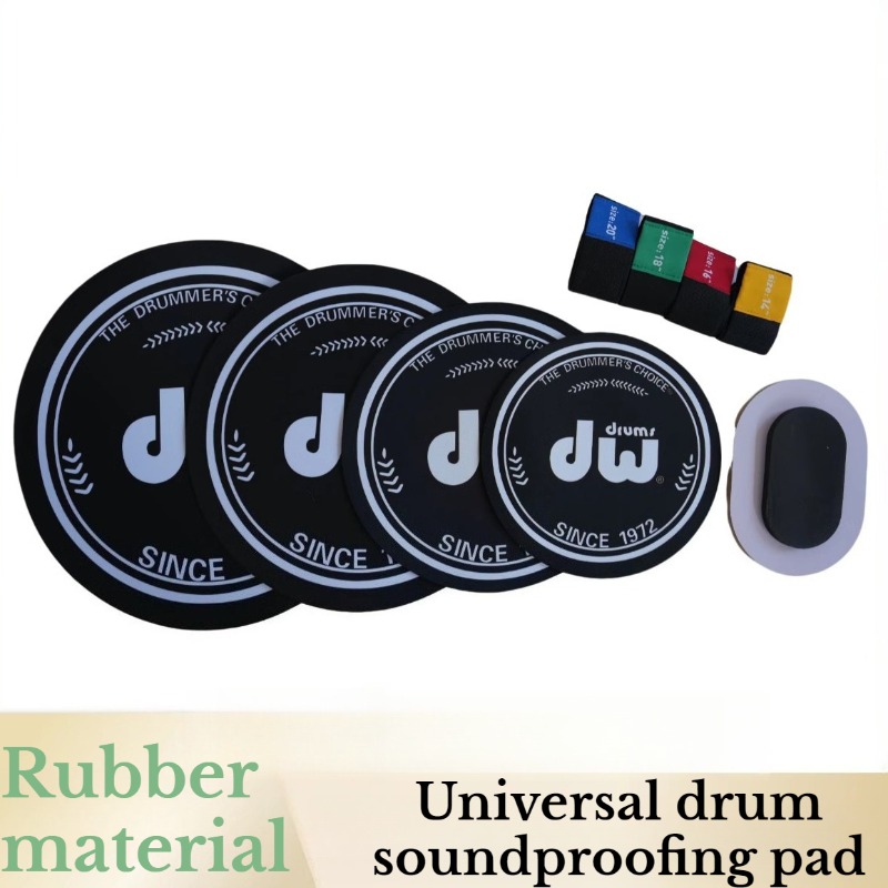 Rubberen Drum Mute Pad Dikker  - Drum Practice Pad recensie en prijs