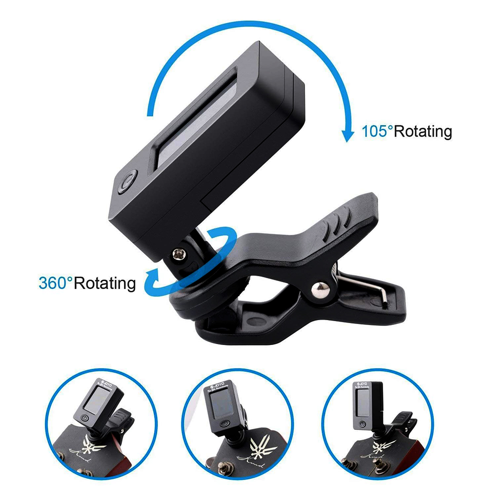 JOYO Gitaartuner JT-01 360 gra - Guitar Tuner Clip recensie en prijs