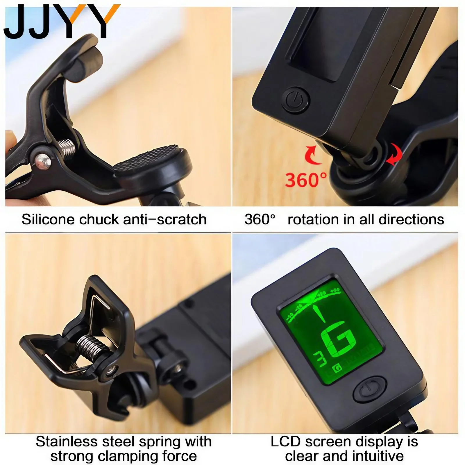 Stonego LCD Clip-on Gitaartune - Guitar Tuner Clip recensie en prijs