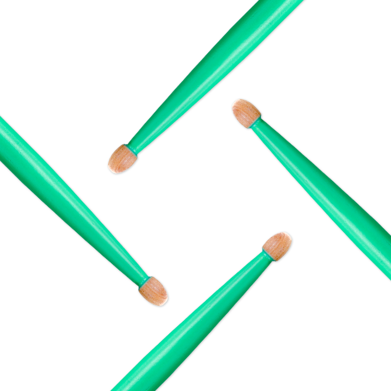 Hun Hickory Drumstok Kleurrijk - Drum Stick 5A recensie en prijs