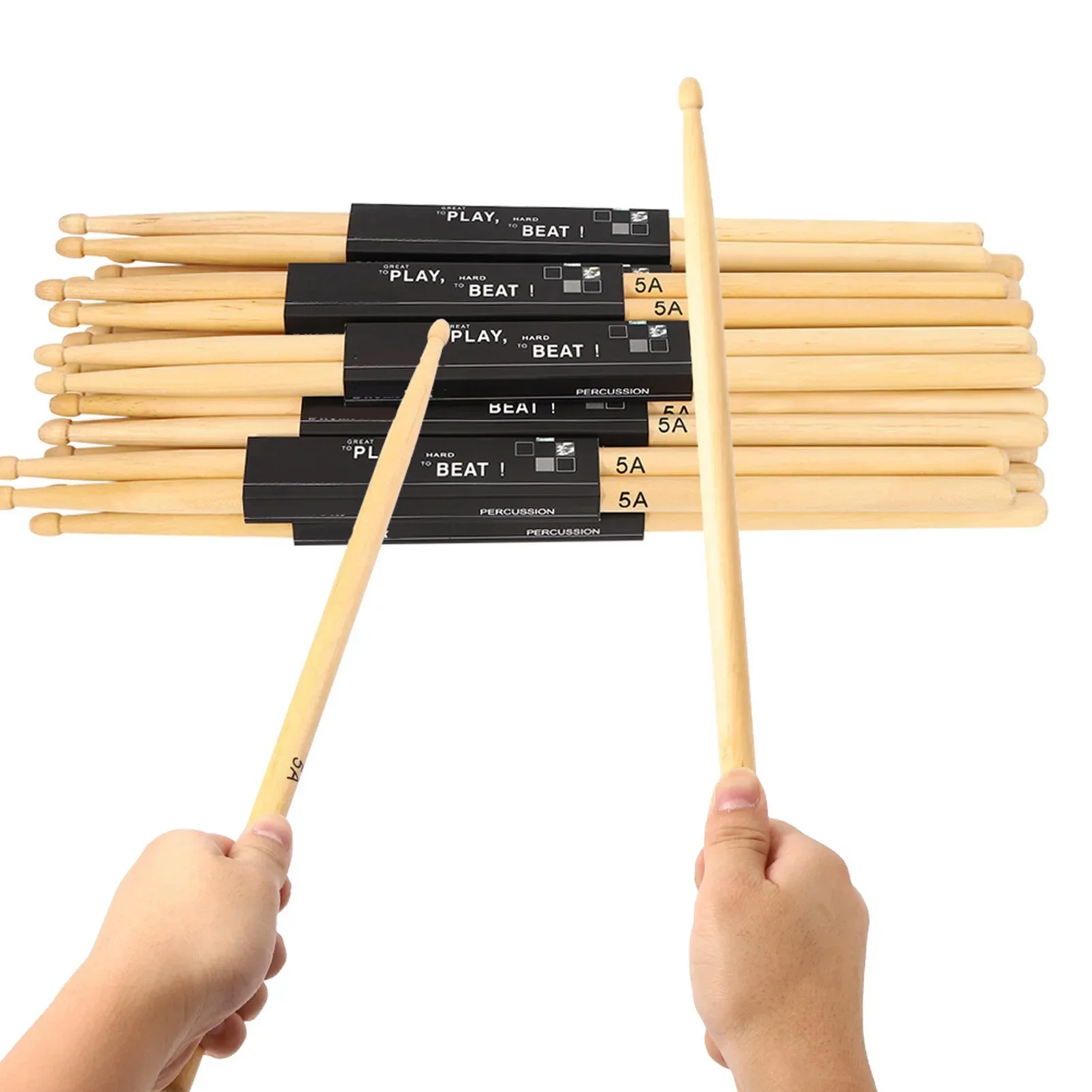 12Pairs Traanvormige Stick Hea - Drum Stick 5A recensie en prijs