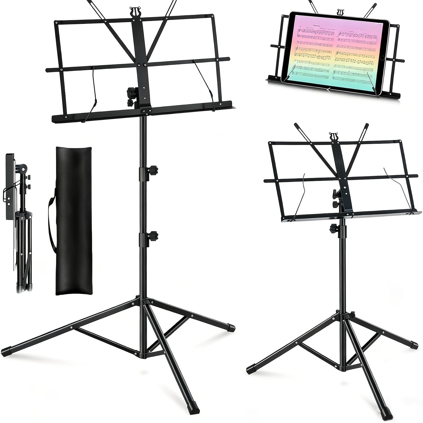 2-in-1 opvouwbare en draagbare - Music Stand Folding recensie en prijs