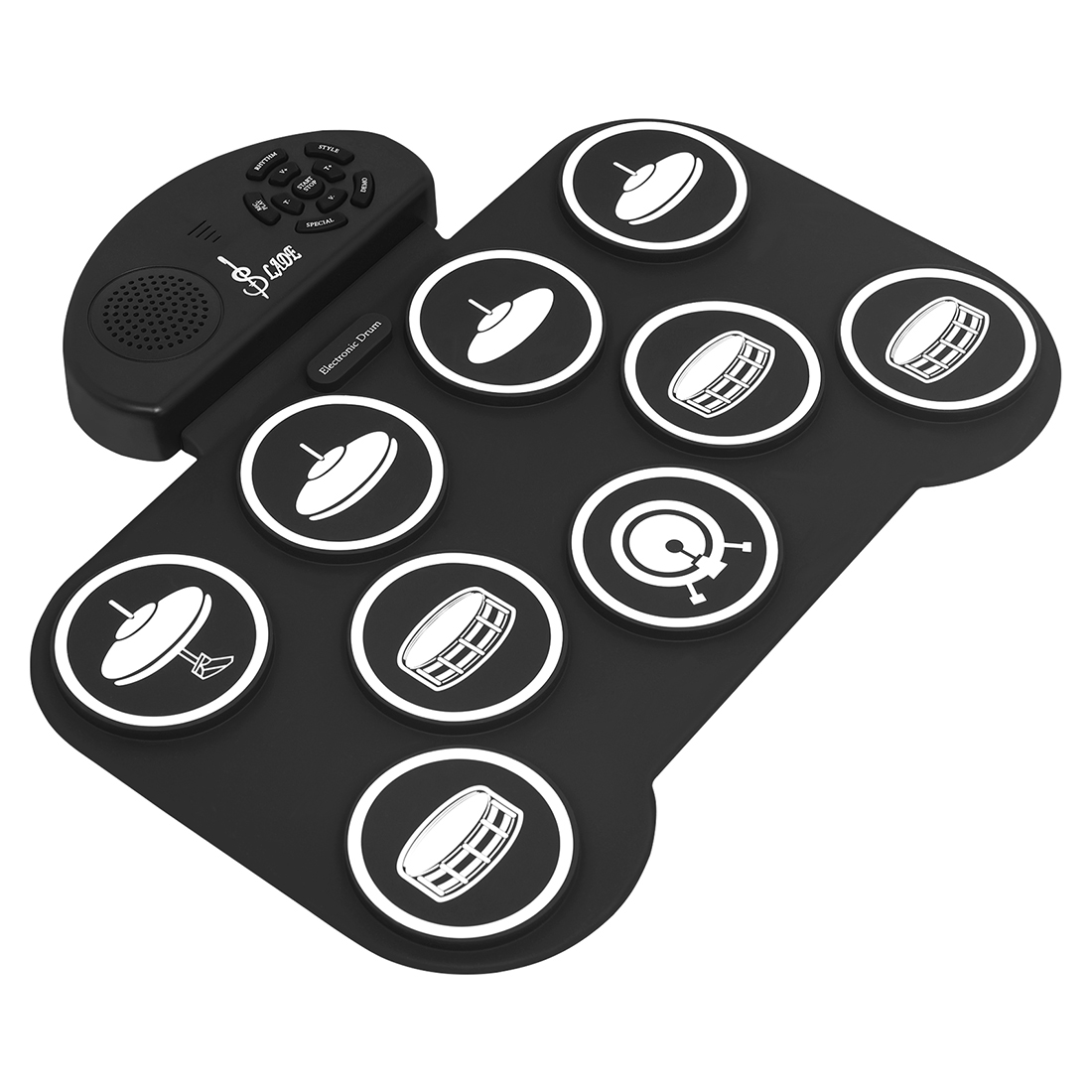 Opvouwbare 9-pads oprolbare el - Drum Practice Pad recensie en prijs