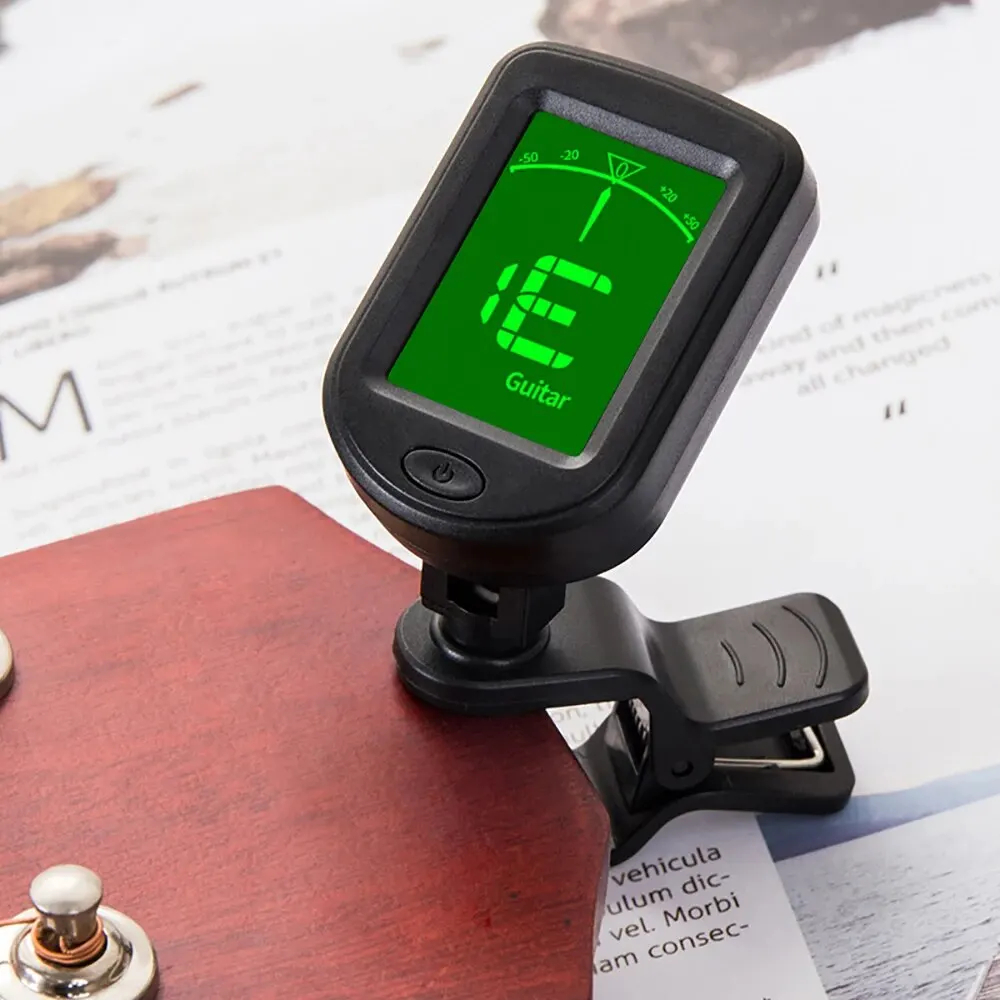 T-02 Gitaar Tuner Clip-on Chro - Guitar Tuner Clip recensie en prijs