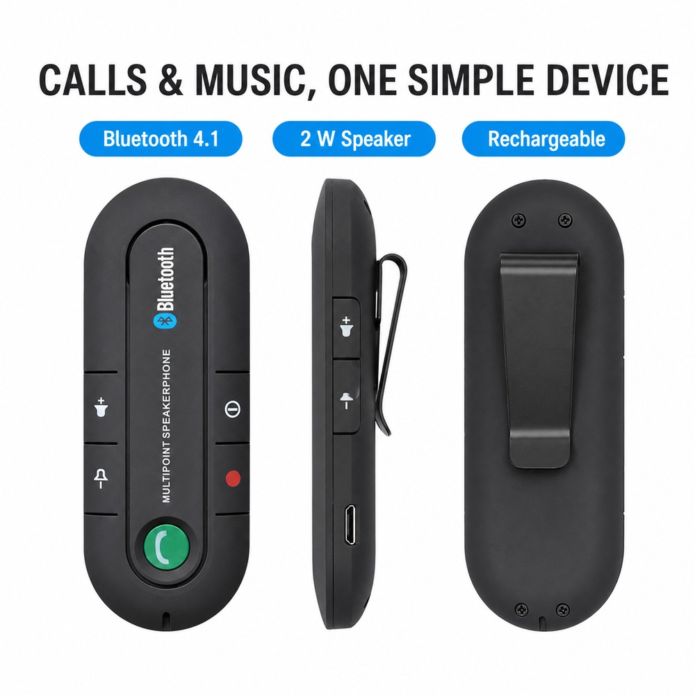 Bluetooth 4.1 Autoluidspreker  - Audio Without Music recensie en prijs