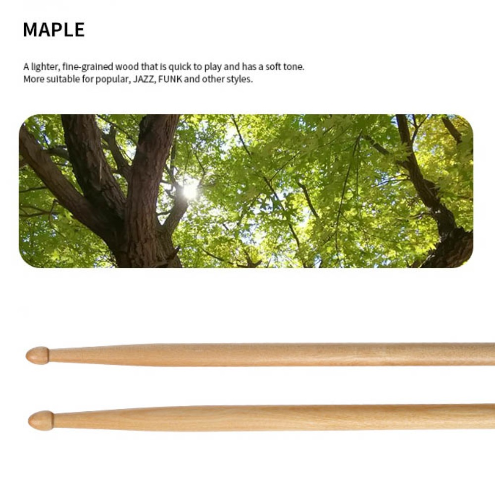 Klassieke 5A/7A drumstokken 1  - Drum Stick 5A recensie en prijs