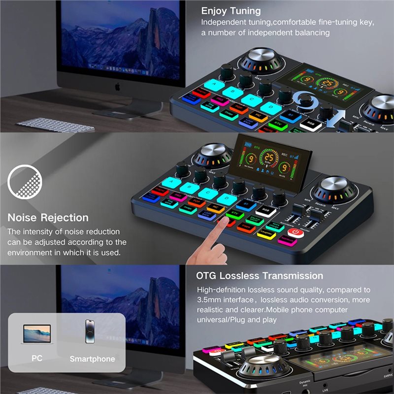 ABLB-audiomixer, live geluidsk - Audio Music Voice Changer recensie en prijs