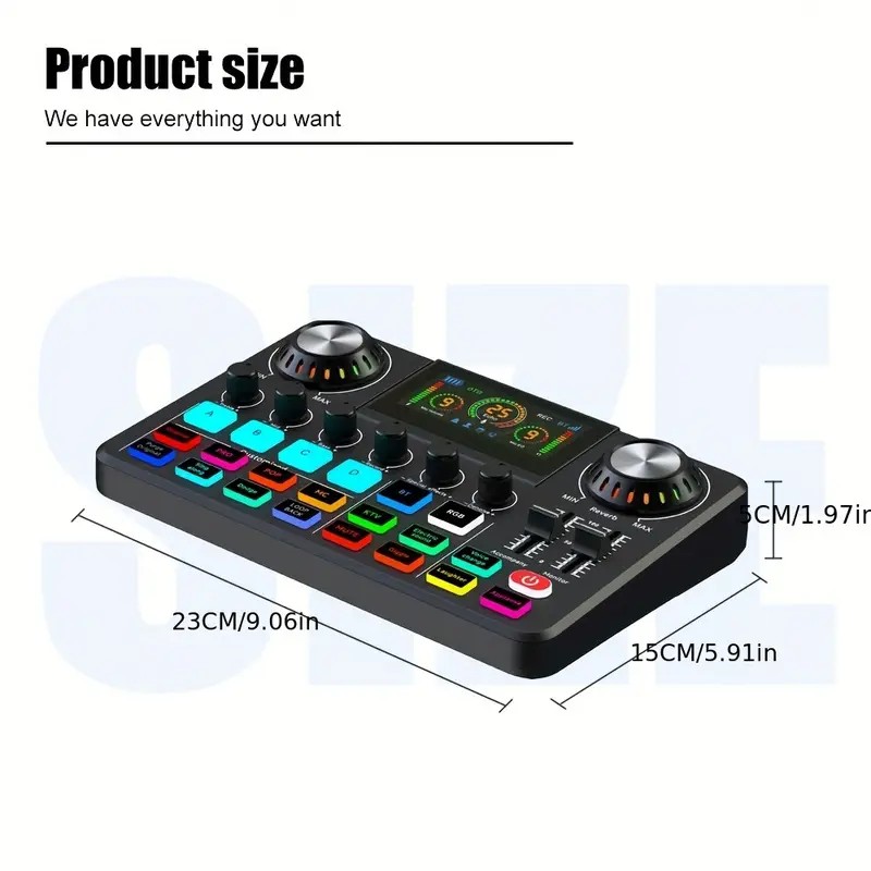 Audiomixer, live geluidskaart  - Audio Music Voice Changer recensie en prijs
