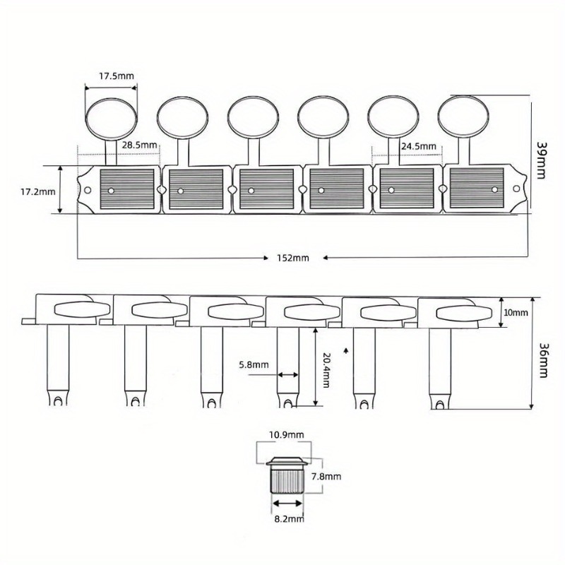Een Set van 6-in-line 6R Nikke - Guitar Tuner Clip recensie en prijs