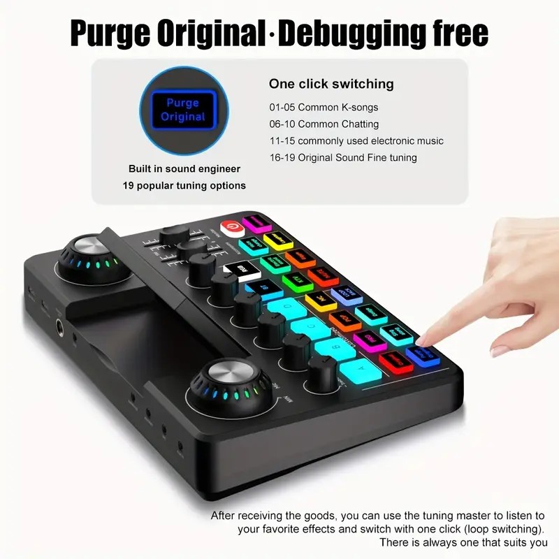 Audiomixer, live geluidskaart  - Audio Music Voice Changer recensie en prijs