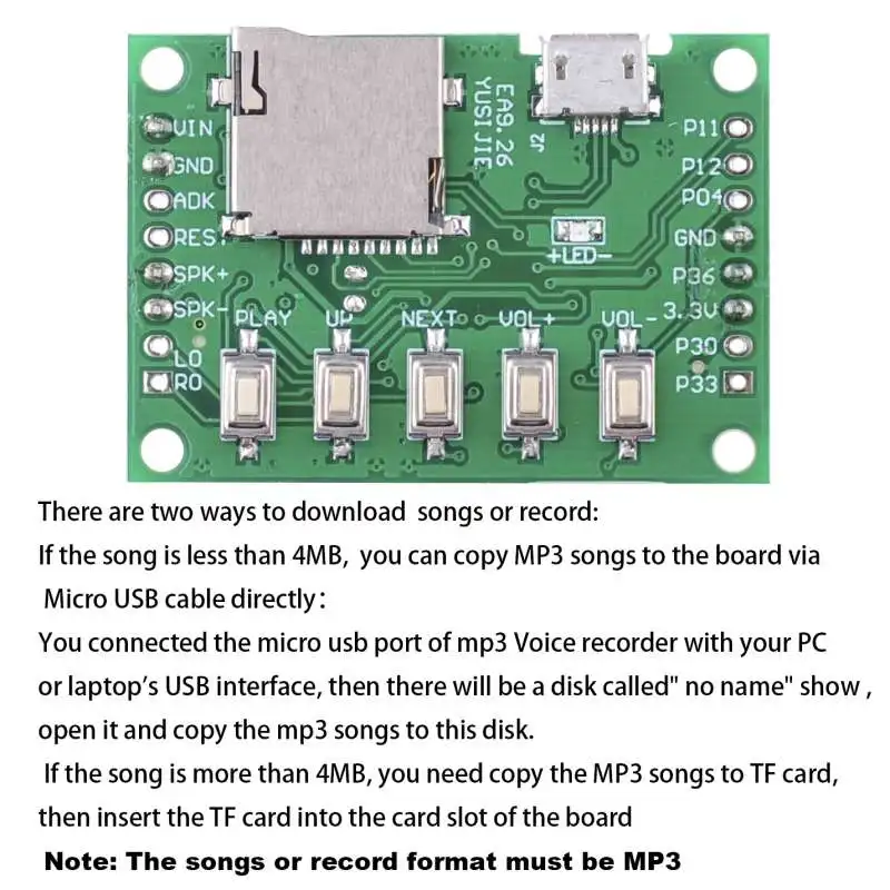 RCmall MP3 Voice Module Kit We - Audio Music Mp3 Download Free recensie en prijs