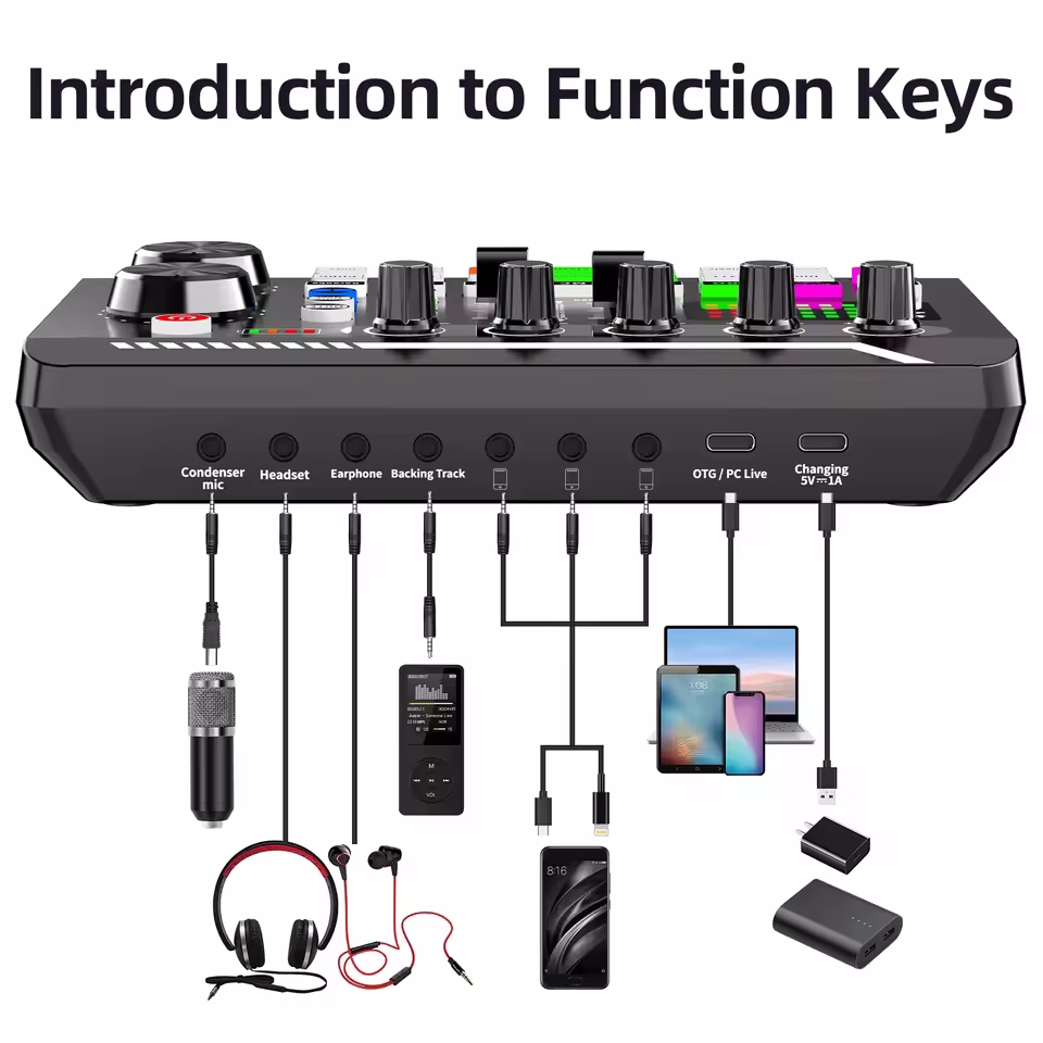 Condensatormicrofoon Professio - Audio Music Voice Changer recensie en prijs